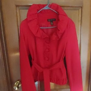 Sure read jacket with belt